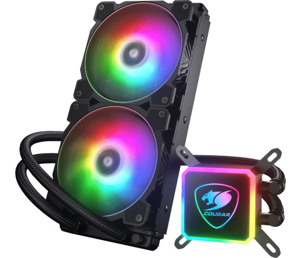 Cougar Aqua ARGB 280 2x140mm - 1074494 - zdjęcie 4